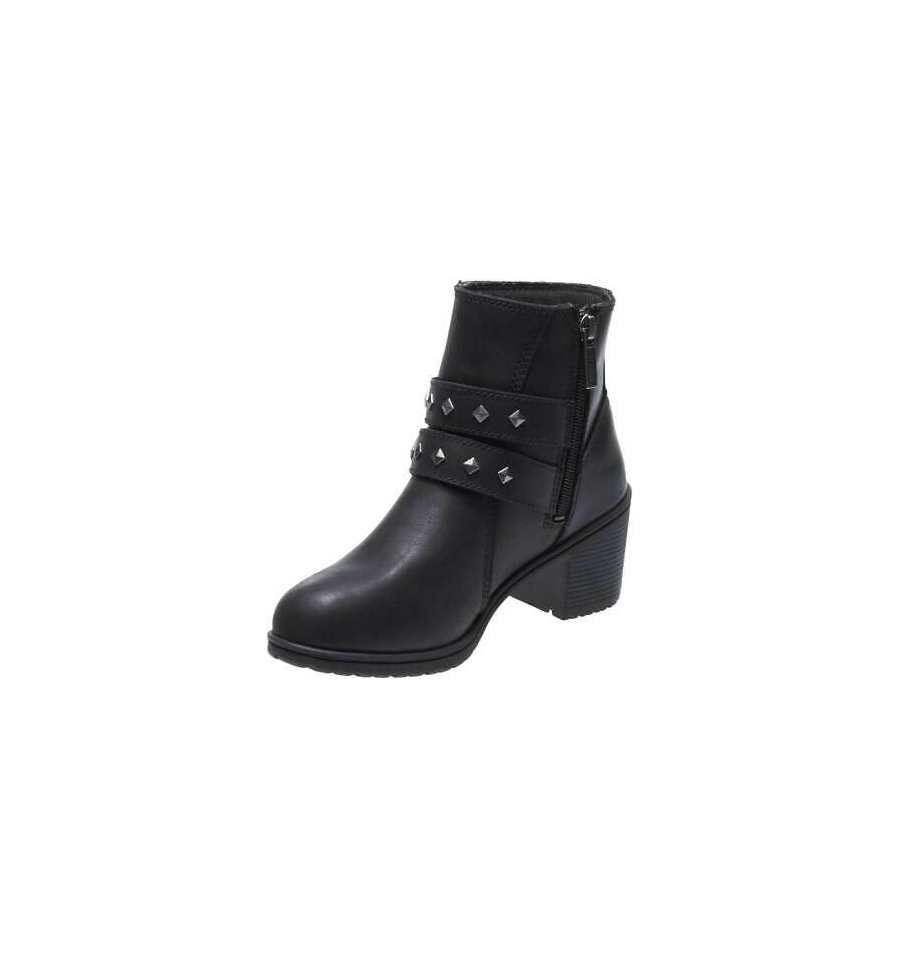 Women's Black Abney Motorcycle Boots