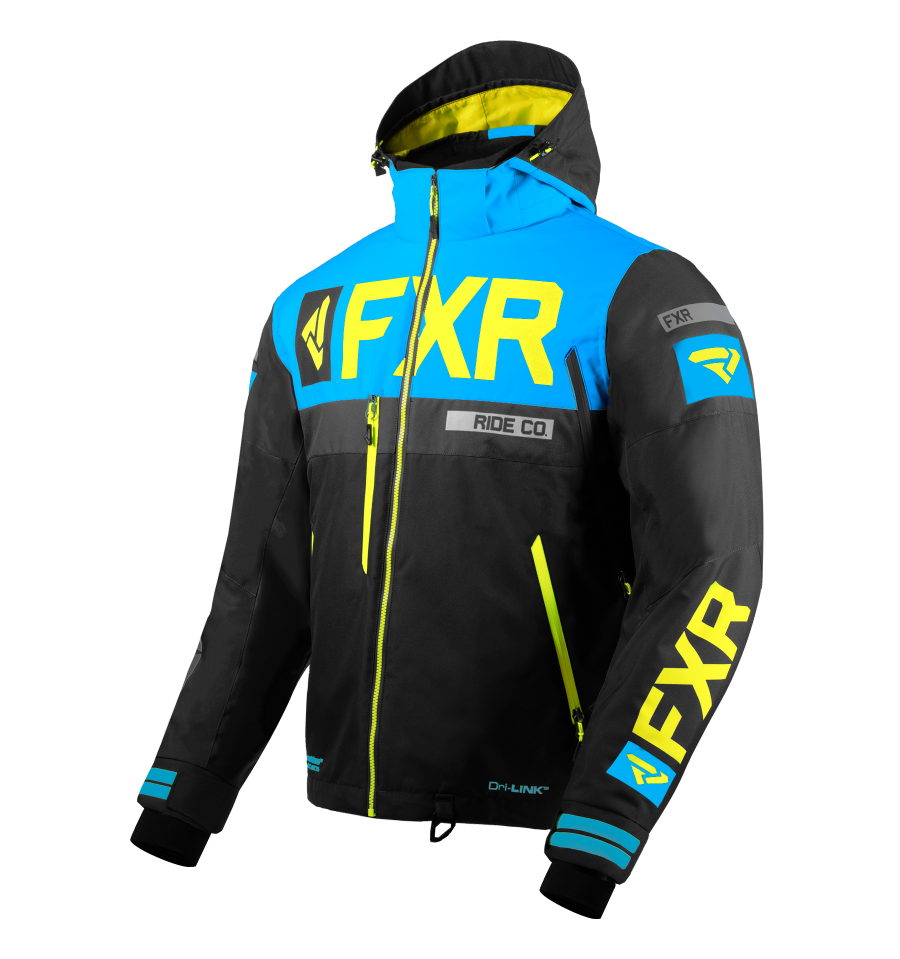 FXR Helium X Jacket Black/Blue/Hi-Vis