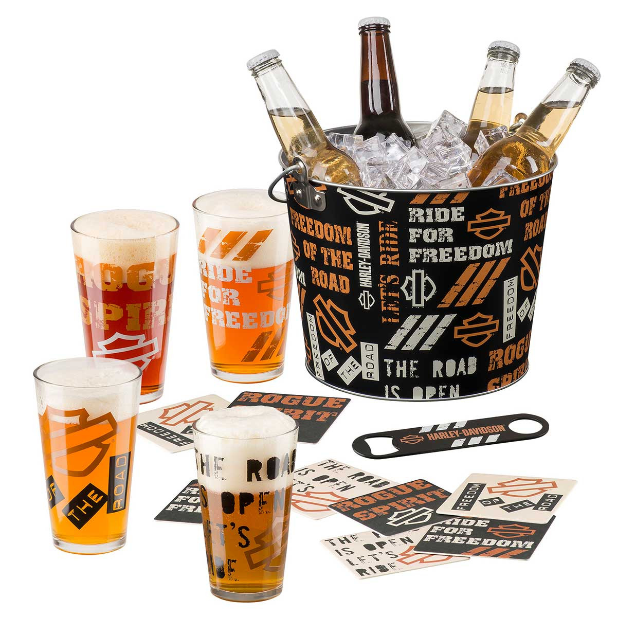 HD LET'S RIDE PARTY BUCKET SET