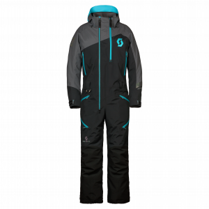 SCOTT DS-I DRYO WOMEN'S skoteroverall black/breeze blue FODRAD BLACK WEEK