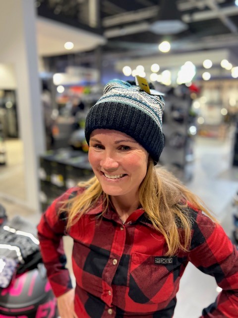 SKI-DOO stickad mössa