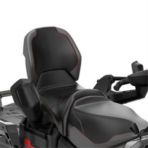 Eluppvärmt passagerarsäte med ryggstöd