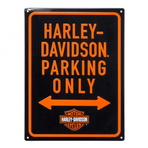 H-D Parking Only Tin Sign