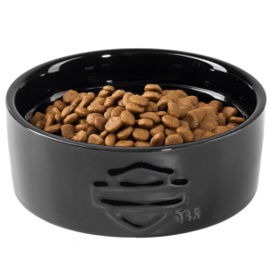 Open B&S Ceramic Pet Bowl - Black