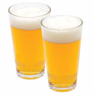 H-D Premier Pint Glass Set