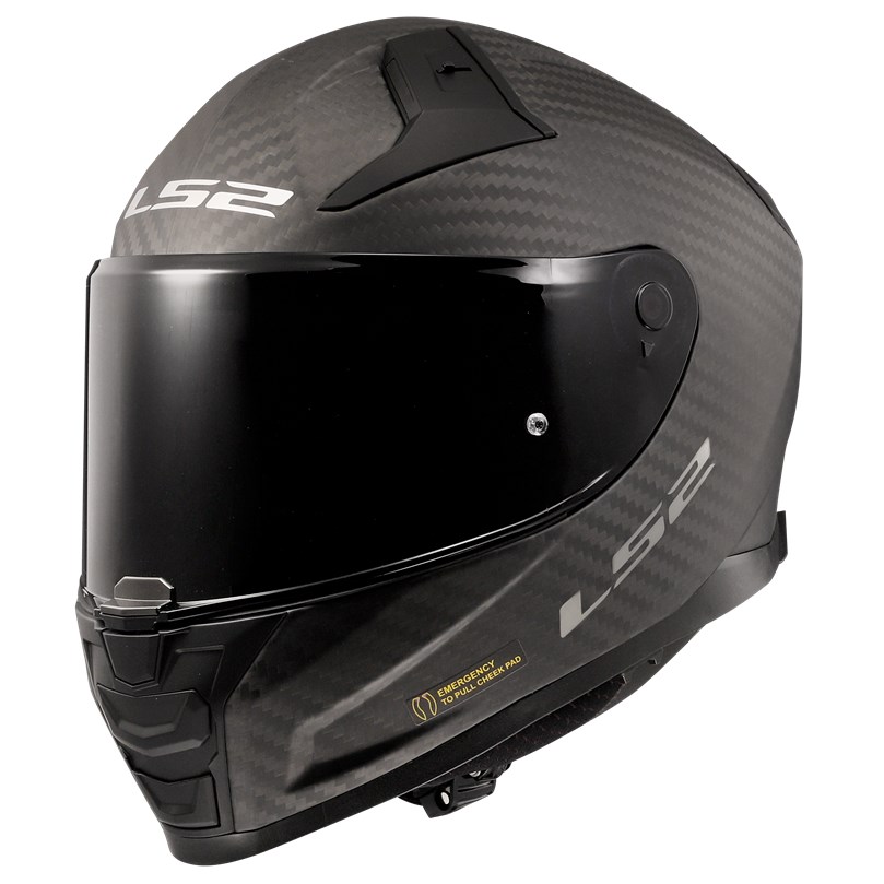 HJÄLM LS2 FF811 VECTOR II CARBON Mattsvart