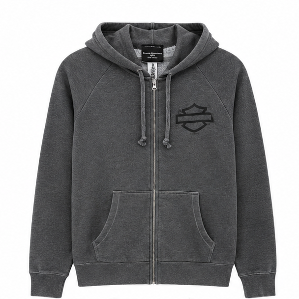 H-D Open B&S Zip Hoodie Womens x UMEÅ