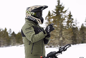 FXR APEX HJÄLM - Black ops - Bild 3